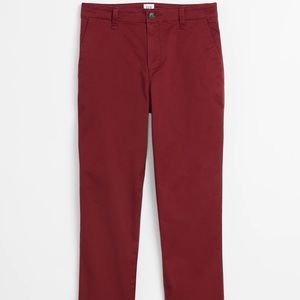 Gap Girlfriend Khakis - Maroon